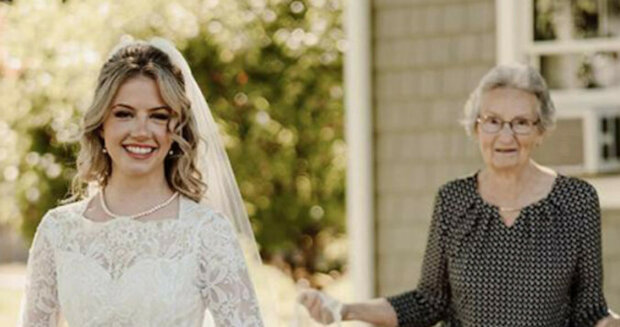 Nevěsta si oblékla svatební šaty své 88leté babičky